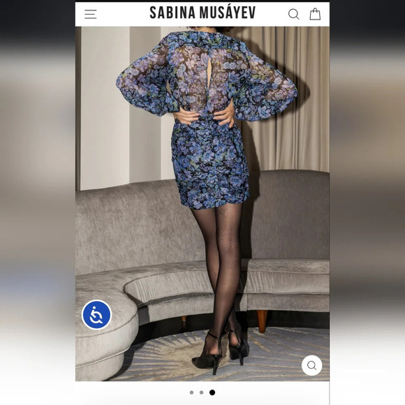 NWOT Sabina Musayev Lark Dress, Size S - Picture 12 of 14